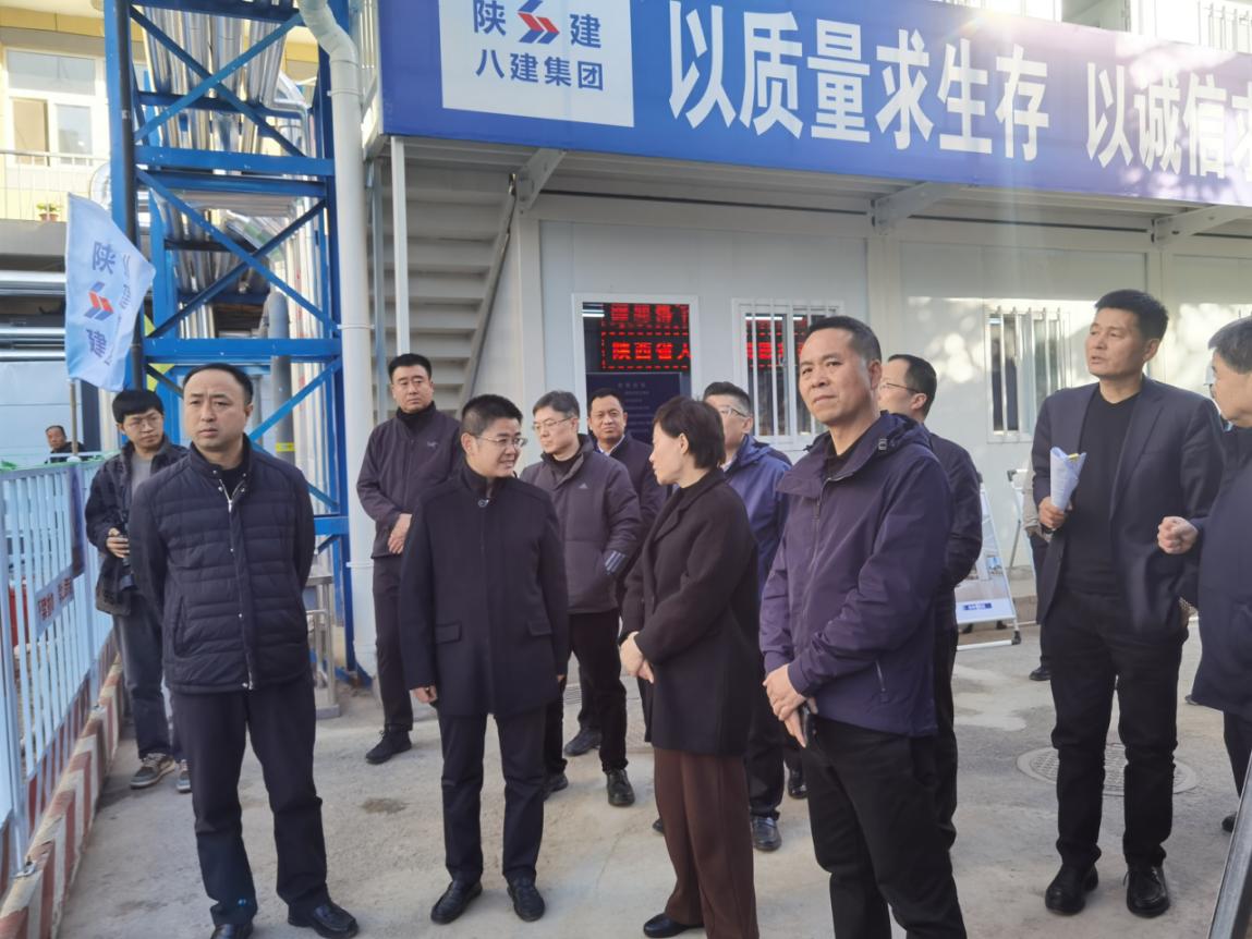 碑林区委区政府领导来院关心调研A楼项目建
